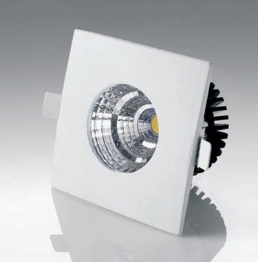 Vivida faretto inc.quadr.bianco led 6w 500lm Vivida luce Faretti e scatole portafaretto